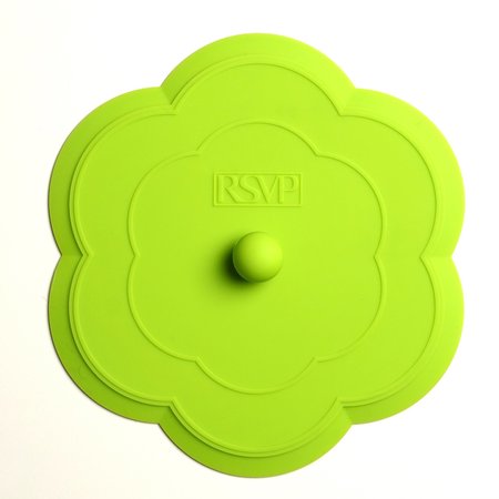 RSVP INTERNATIONAL Flower Sink Stopper - Green BLOOM-G